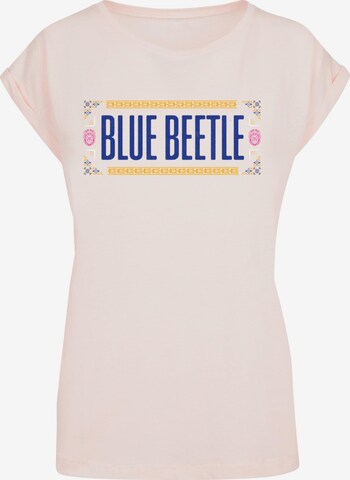 Maglietta 'Ladies Blue Beetle ' di ABSOLUTE CULT in rosa: frontale