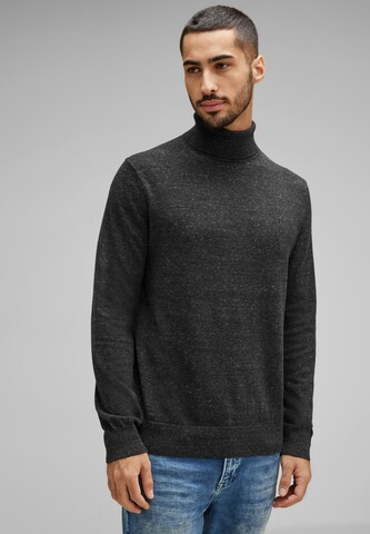 Street One MEN Pullover in Grau: Vorderseite