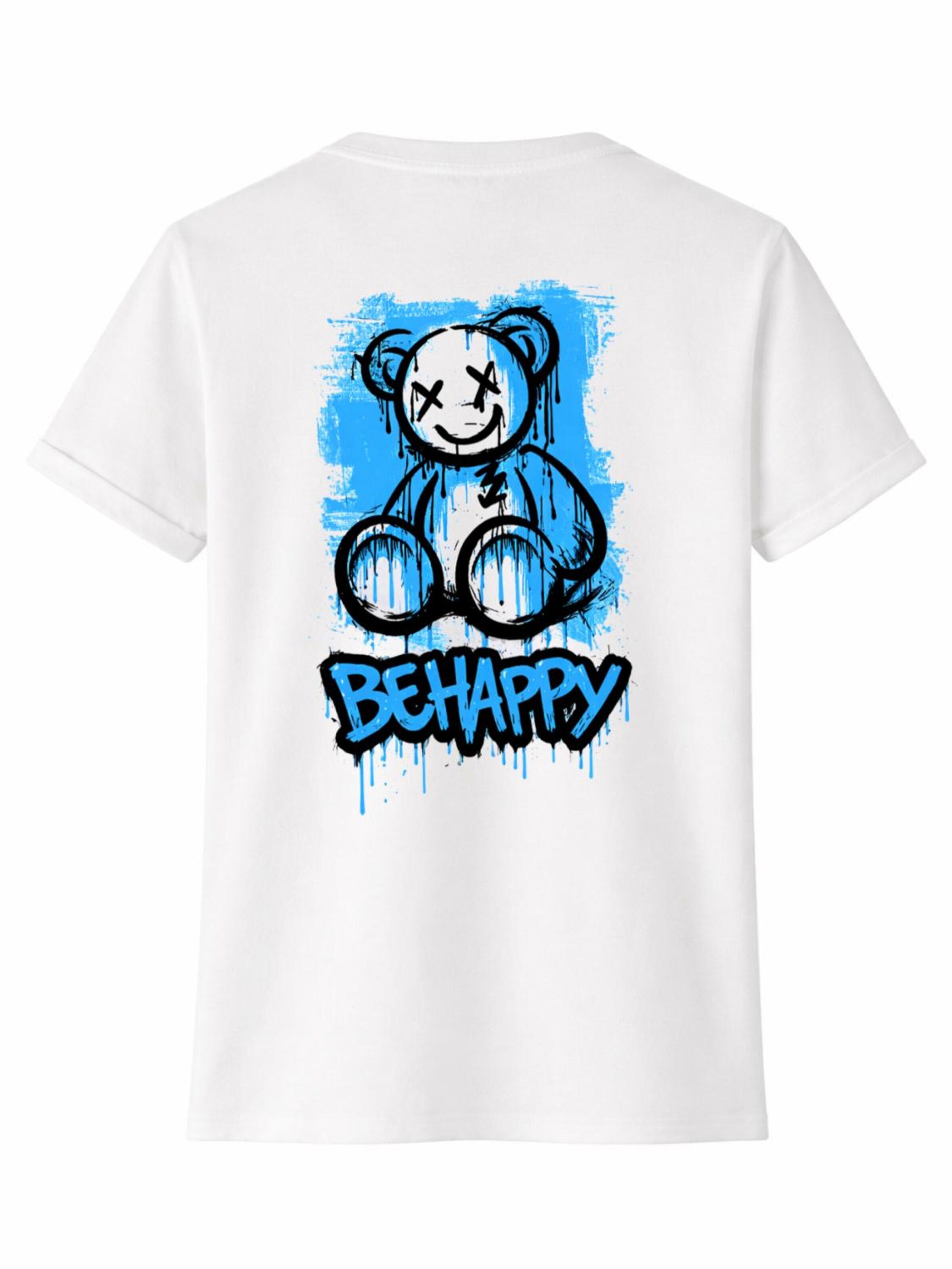 RMK Shirt 'Crazy Bär' in White: front