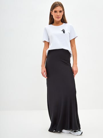 T-shirt 'DANDY CAT' CAT by Maniita Lacitta en blanc