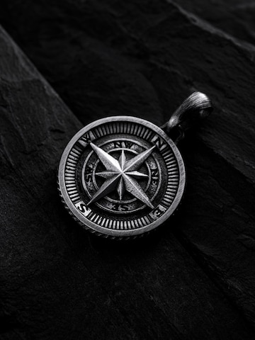 Pendentif 'COMPASS. POLAR STAR' REYTEL en argent : devant