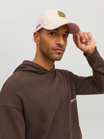 JACK & JONES Cap 'EITHHARING' in Beige