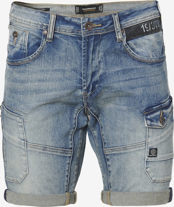 KOROSHI Regular Cargofarkut värissä sininen: etupuoli