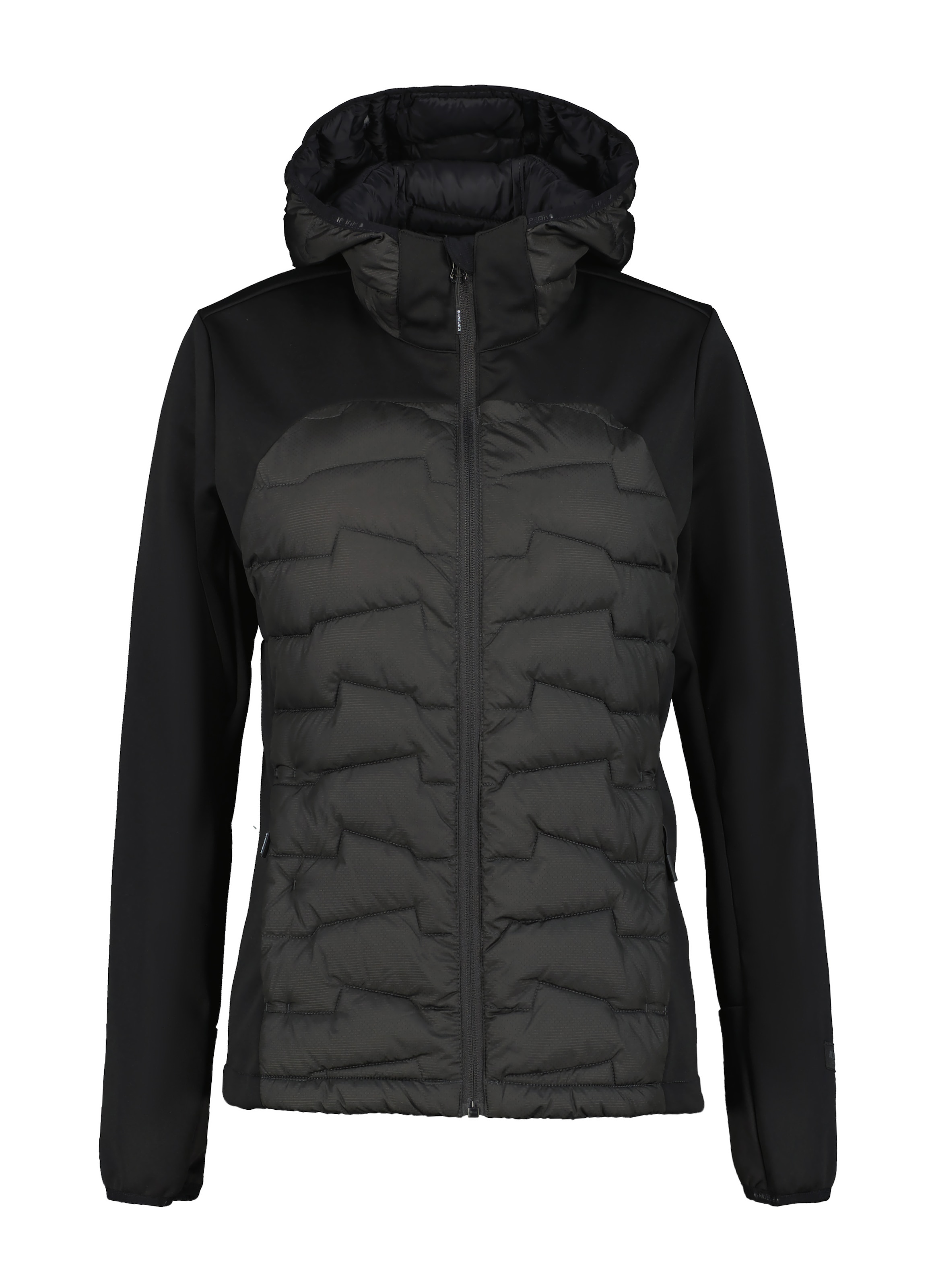 ICEPEAK Outdoor Jacket 'Burlison' in Black: front