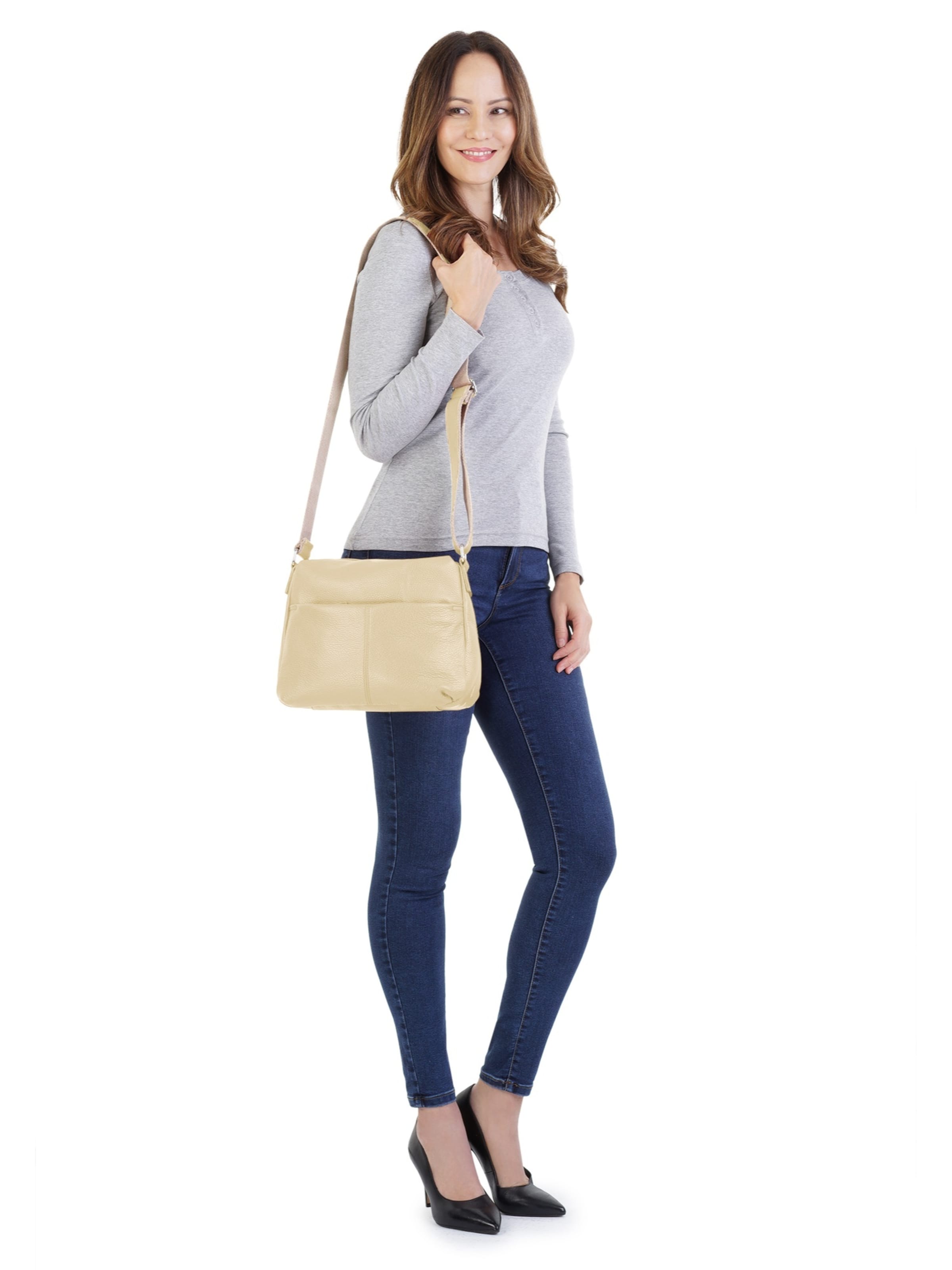 Sac à bandoulière Samantha Look en beige