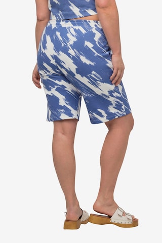 Ulla Popken Regular Shorts  (GOTS) in Blau