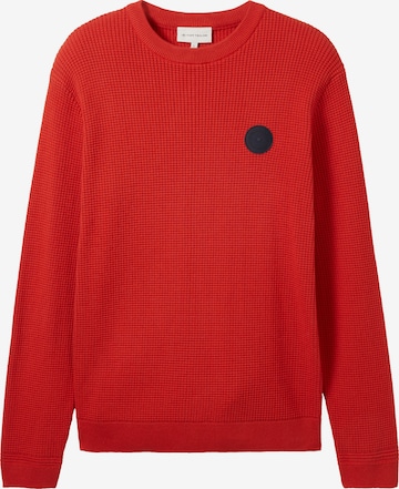 Pullover di TOM TAILOR in rosso: frontale