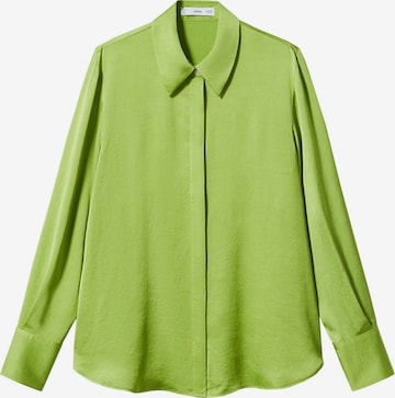 MANGO Blouse 'IDEALE' in Green: front