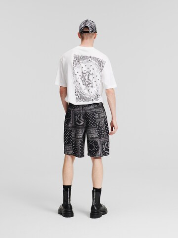 KARL LAGERFELD JEANS Regular Trousers in Black