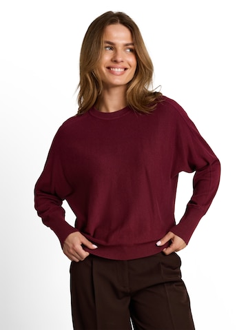 Pull-over TOM TAILOR en rouge : devant