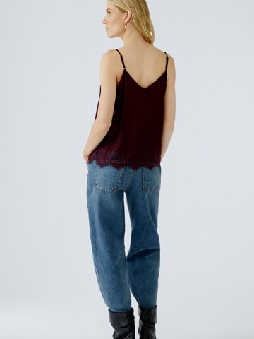 OUI Spitzentop in Rot