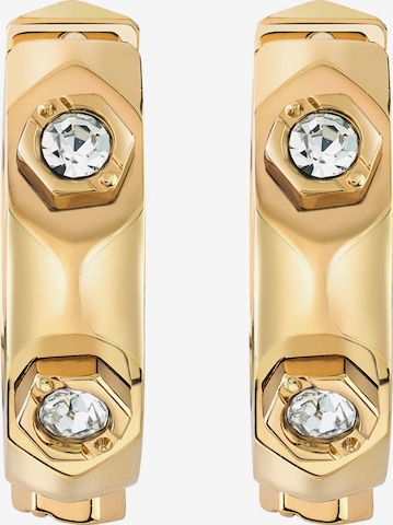 Philipp Plein Jewellery Earrings 'The Plein Cuff' in Gold: front