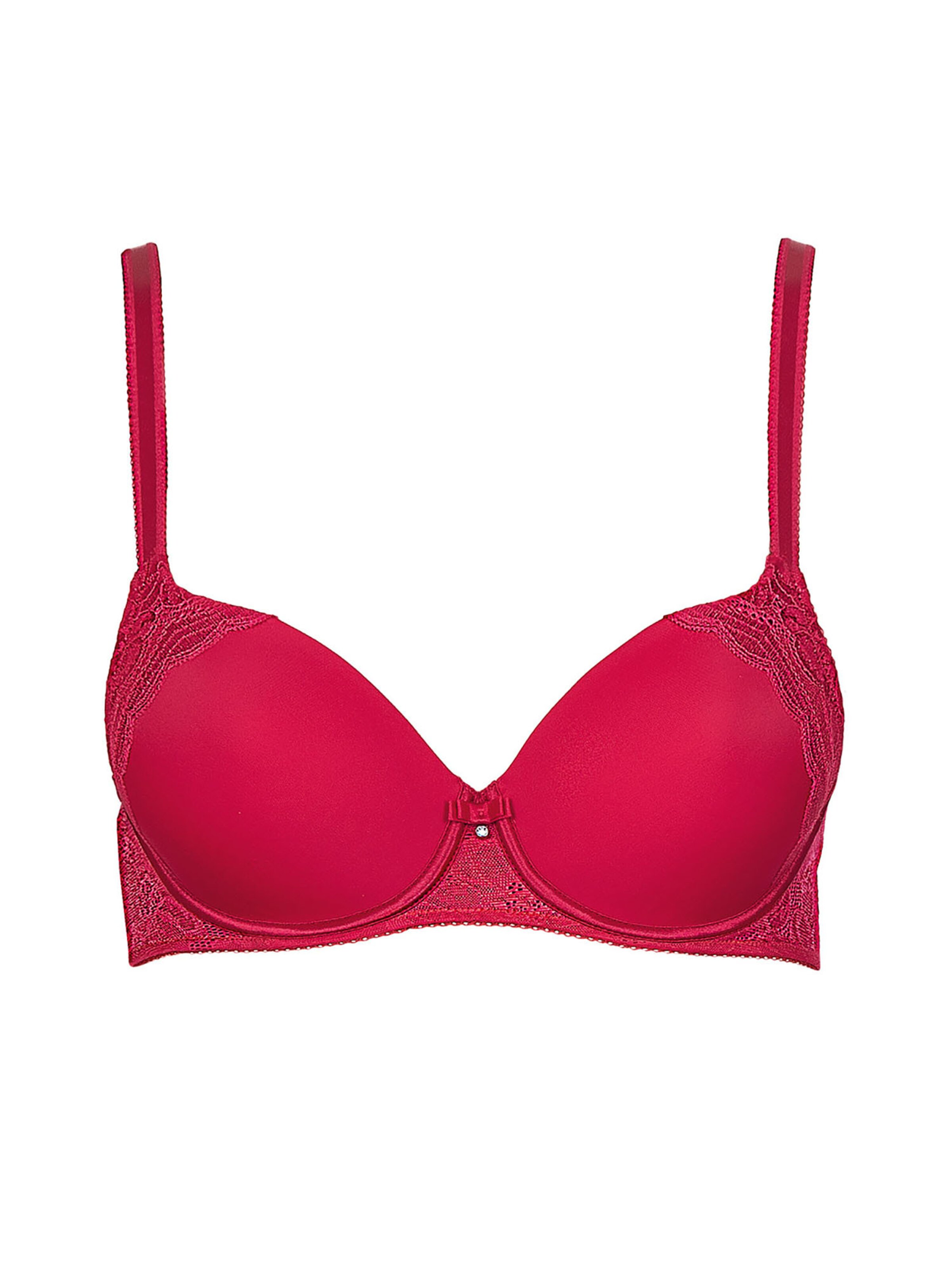 Lisca T-shirt Bra 'Evelyn' in Red