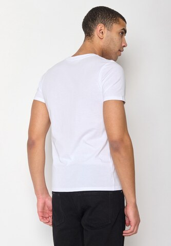 GREENBOMB Shirt 'Nature Car Surf' in White