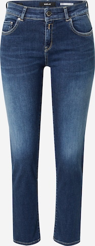 REPLAY Slimfit Jeans 'FAABY' in Blauw: voorkant