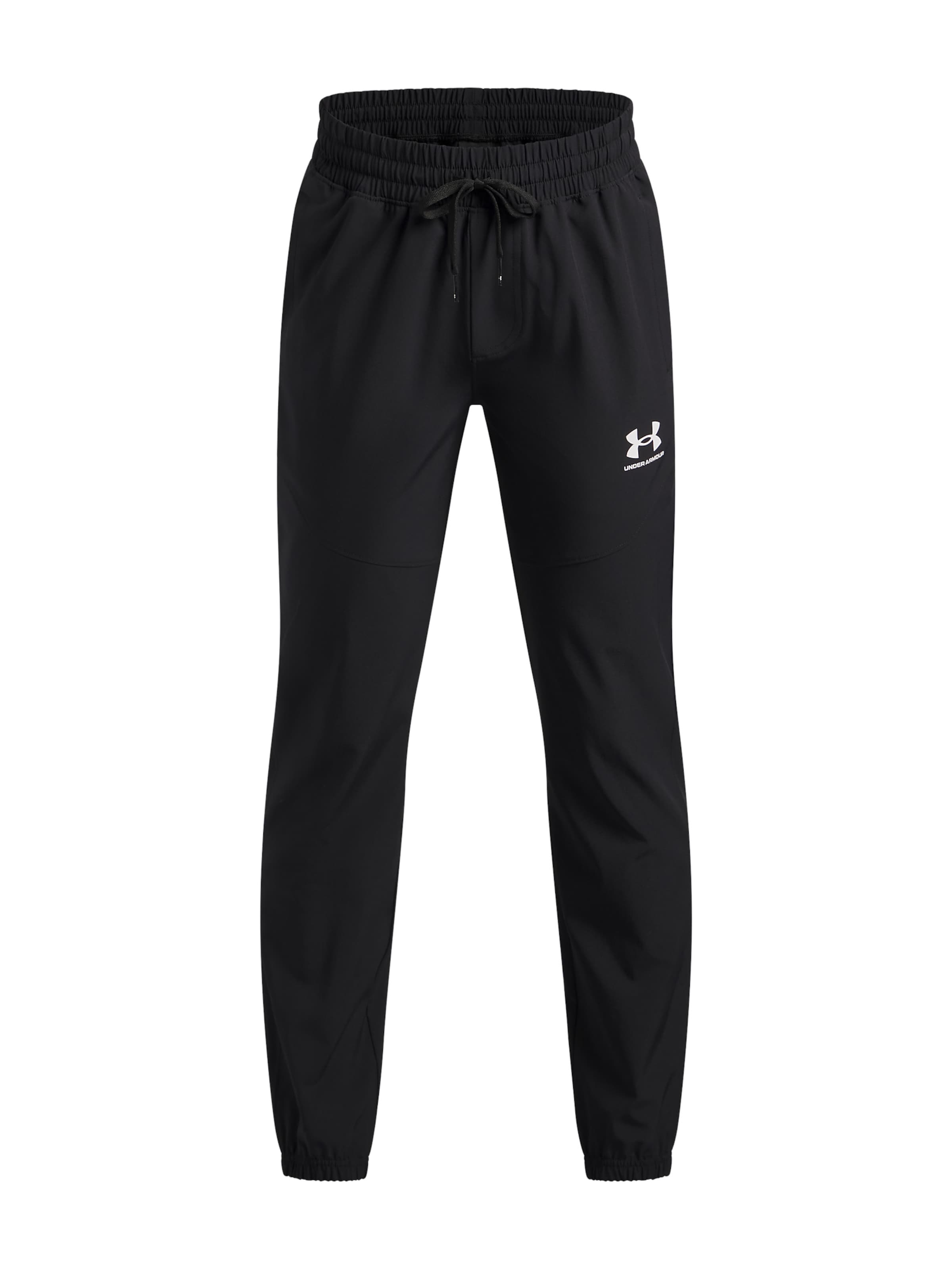 UNDER ARMOUR Regular Sportbroek 'Vibe' in Zwart: voorkant