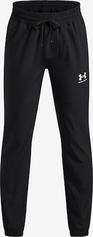 UNDER ARMOUR Sportbroek 'Vibe' in Zwart: voorkant