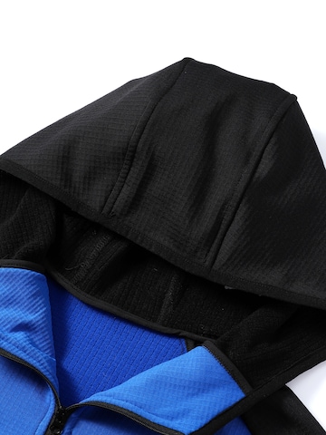 YOUTHUP Athletic Jacket 'UHRENFENSTER' in Blue