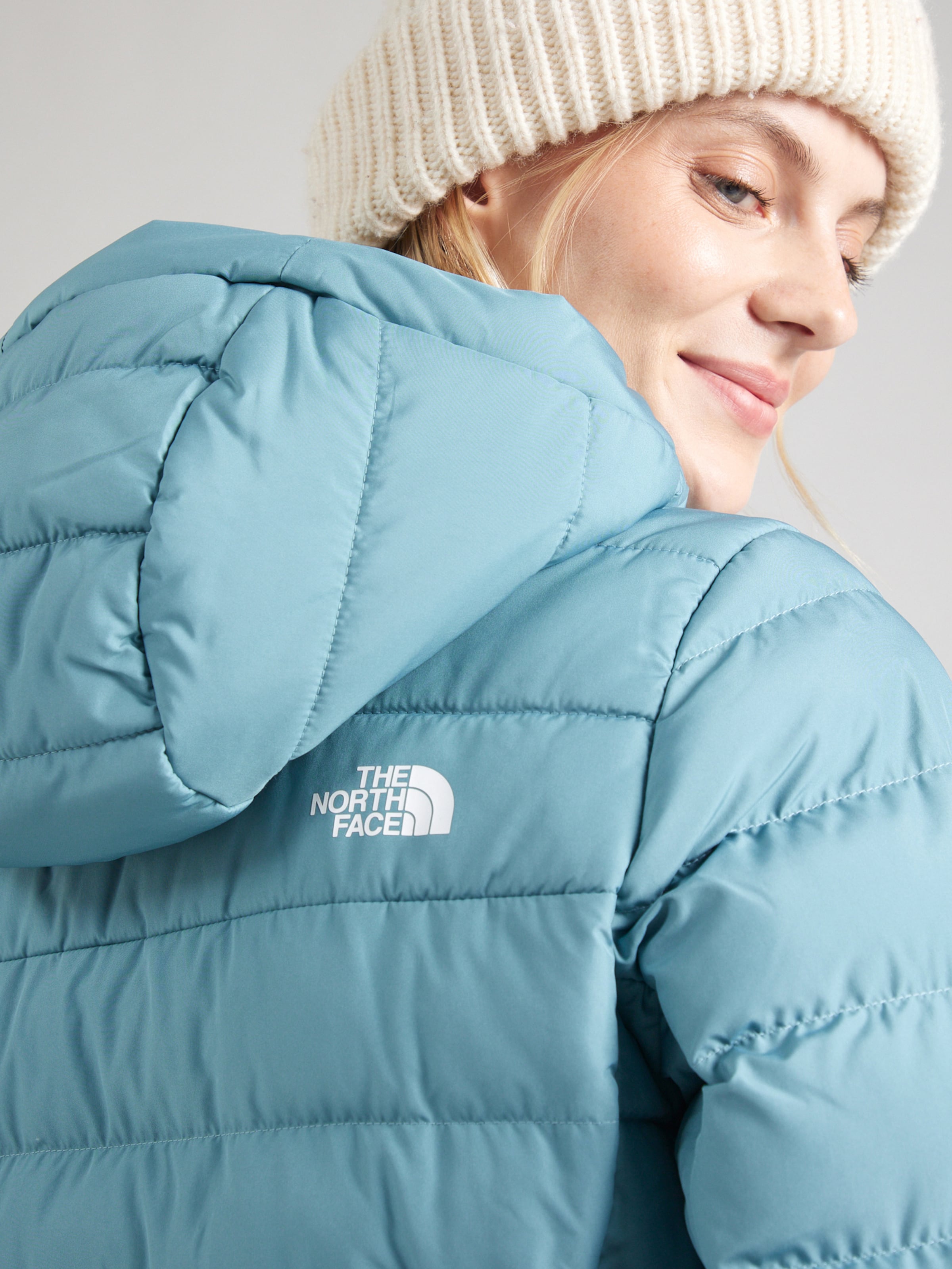 Light blue north face jacket sales