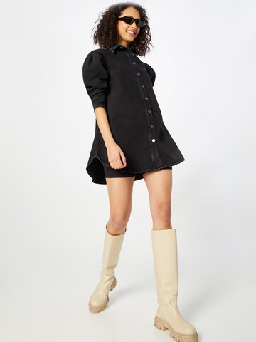 NA-KD Shirt dress in Black