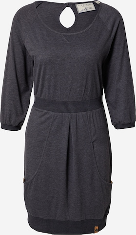 Fli Papigu Dress 'Crime Girl' in Grey: front