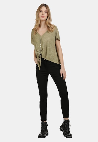 DreiMaster Vintage Bluse in Grün
