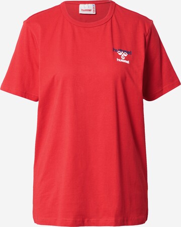 T-shirt fonctionnel 'Dayton' Hummel en rouge : devant