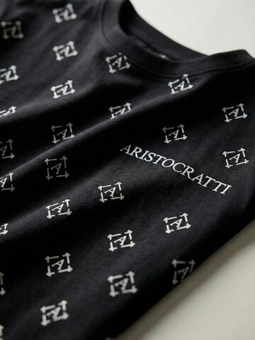 Maglietta 'ÈCLAT – Premium Signature Cotton T-Shirt' di ARISTOCRATTI in nero
