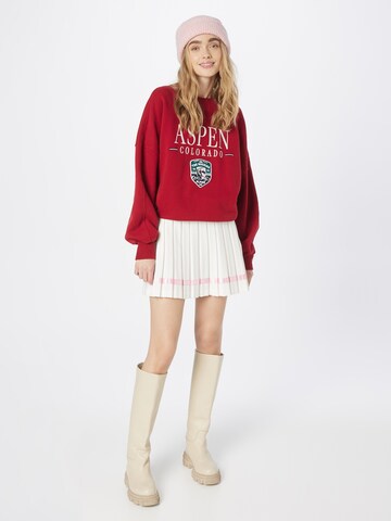 Abercrombie & Fitch Sweatshirt in Rot