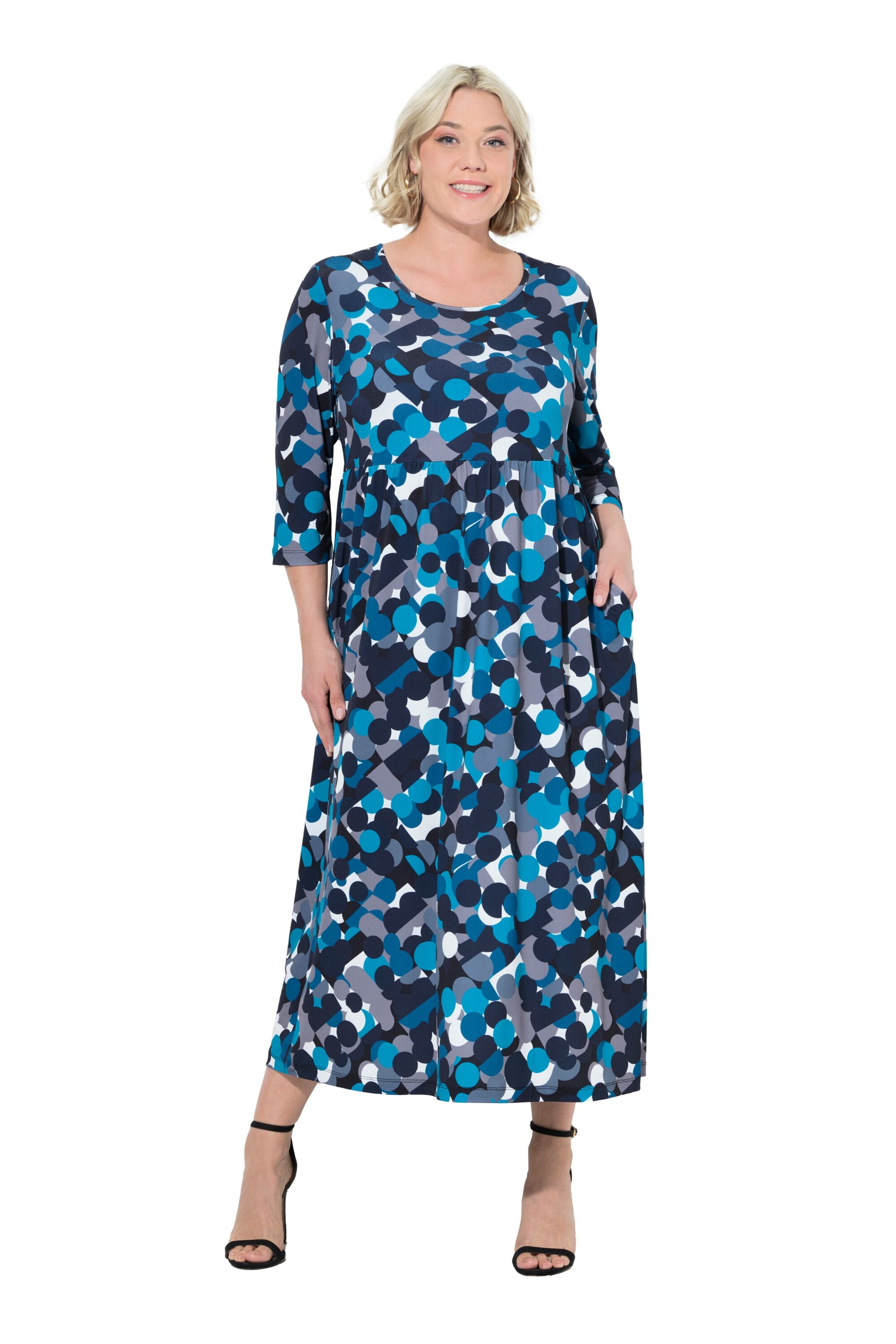 Ulla Popken Dress in Black: front