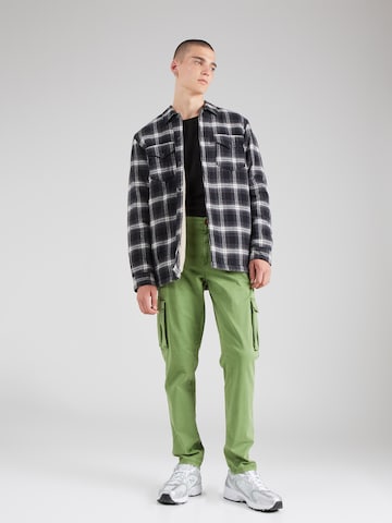 Regular Pantalon cargo BLEND en vert