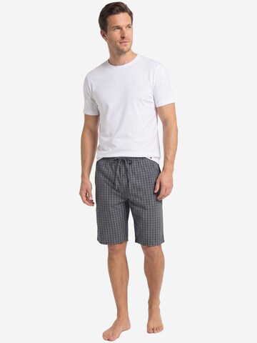 Hanro Pyjama kurz 'Night & Day' in Weiß