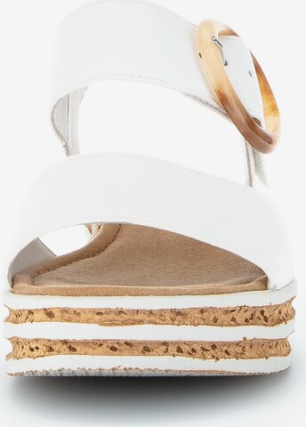 GABOR Strap Sandals in White