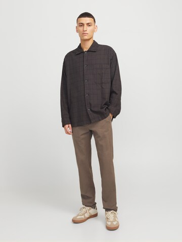 JACK & JONES Slimfit Chinobyxa 'JPSTMARCO JJFURY' i brun