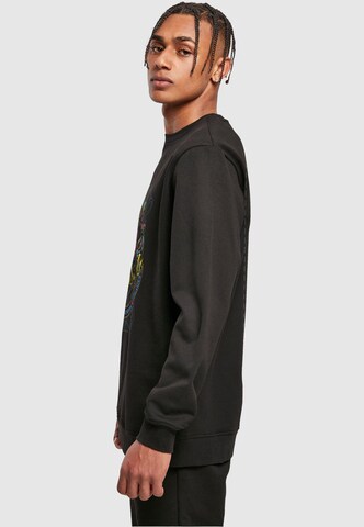 ABSOLUTE CULT Sweatshirt 'Harry Potter - Neon Hogwarts Crest' in Schwarz