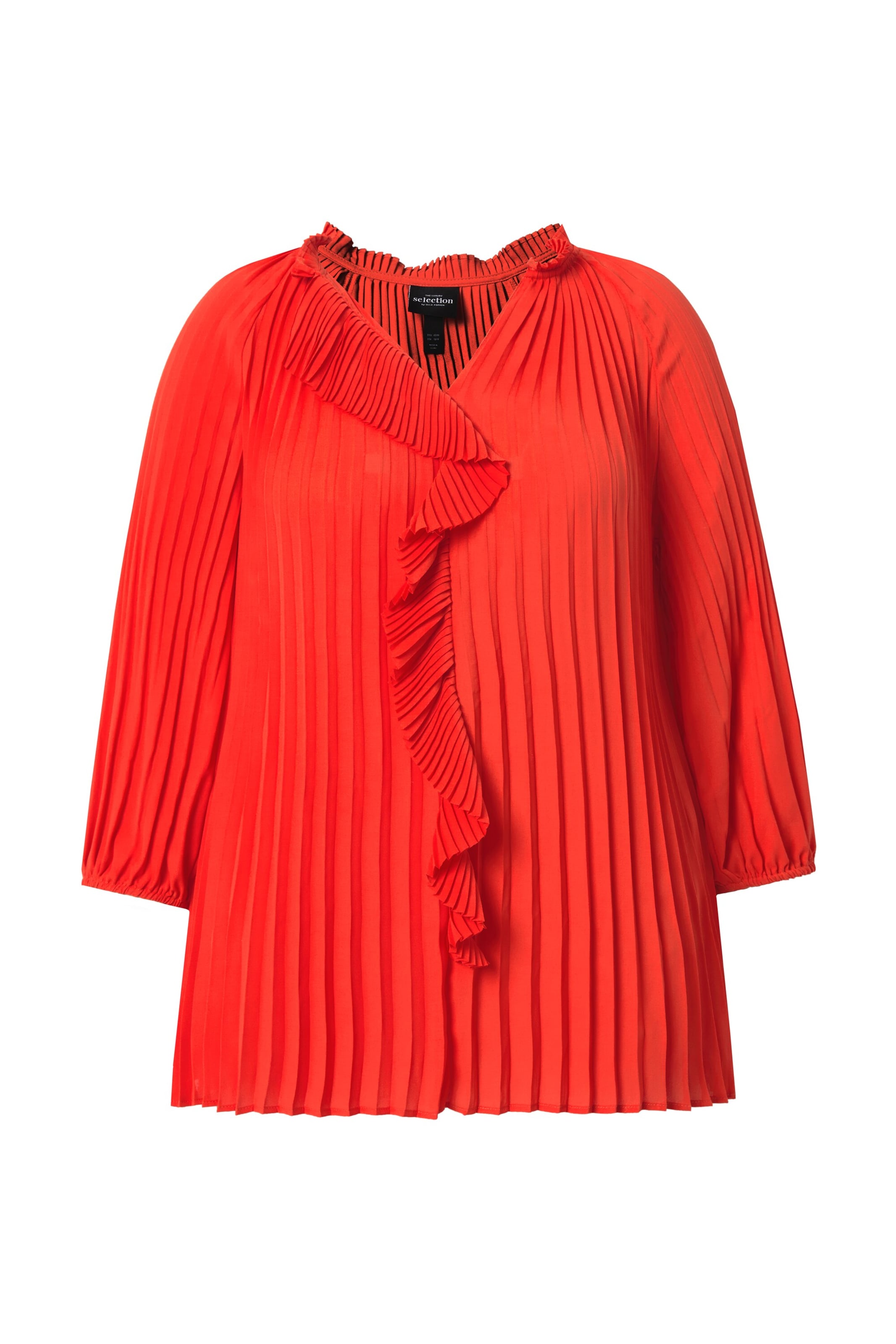 Ulla Popken Blouse in Rood: voorkant