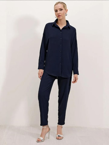 Bigdart - Calças de fato em azul: frente