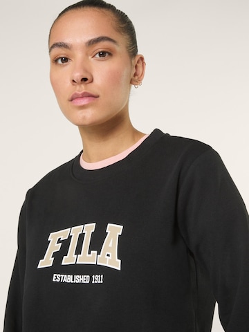 FILA Sweatshirt 'RIFREDI regular graphic crewneck sweatshirt'‌‌‌‌‌‌‌‌ in Schwarz