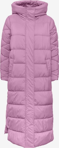 Y.A.S Winter Coat in Purple: front