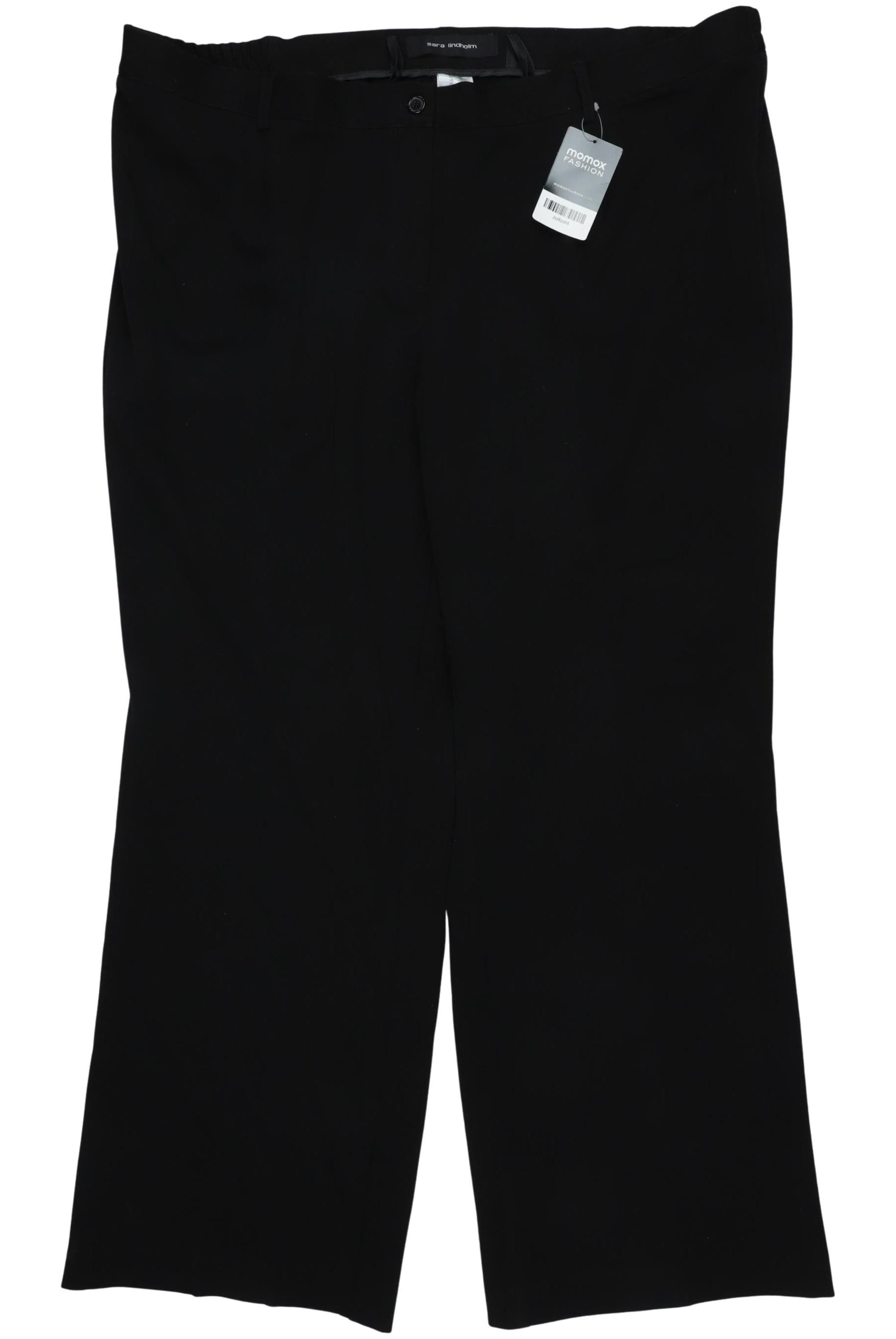 Sara Lindholm Stoffhose 6XL in Schwarz: Vorderseite