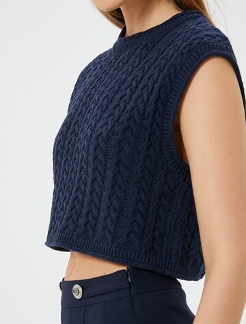 Koton Gebreide bodywarmer in Blauw