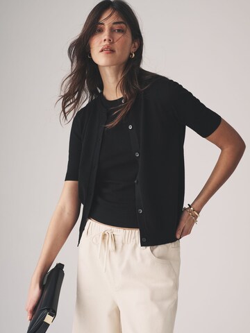 Cardigan The Set en noir : devant
