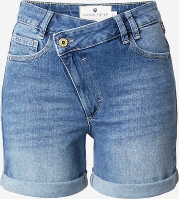 FREEMAN T. PORTER Slimfit Jeans 'Mikaela' i blå: framsida