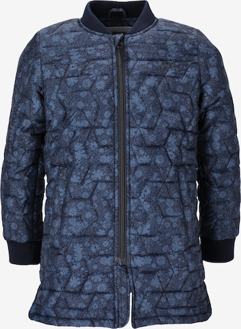ZigZag Between-Season Jacket 'Stella' in Blue: front