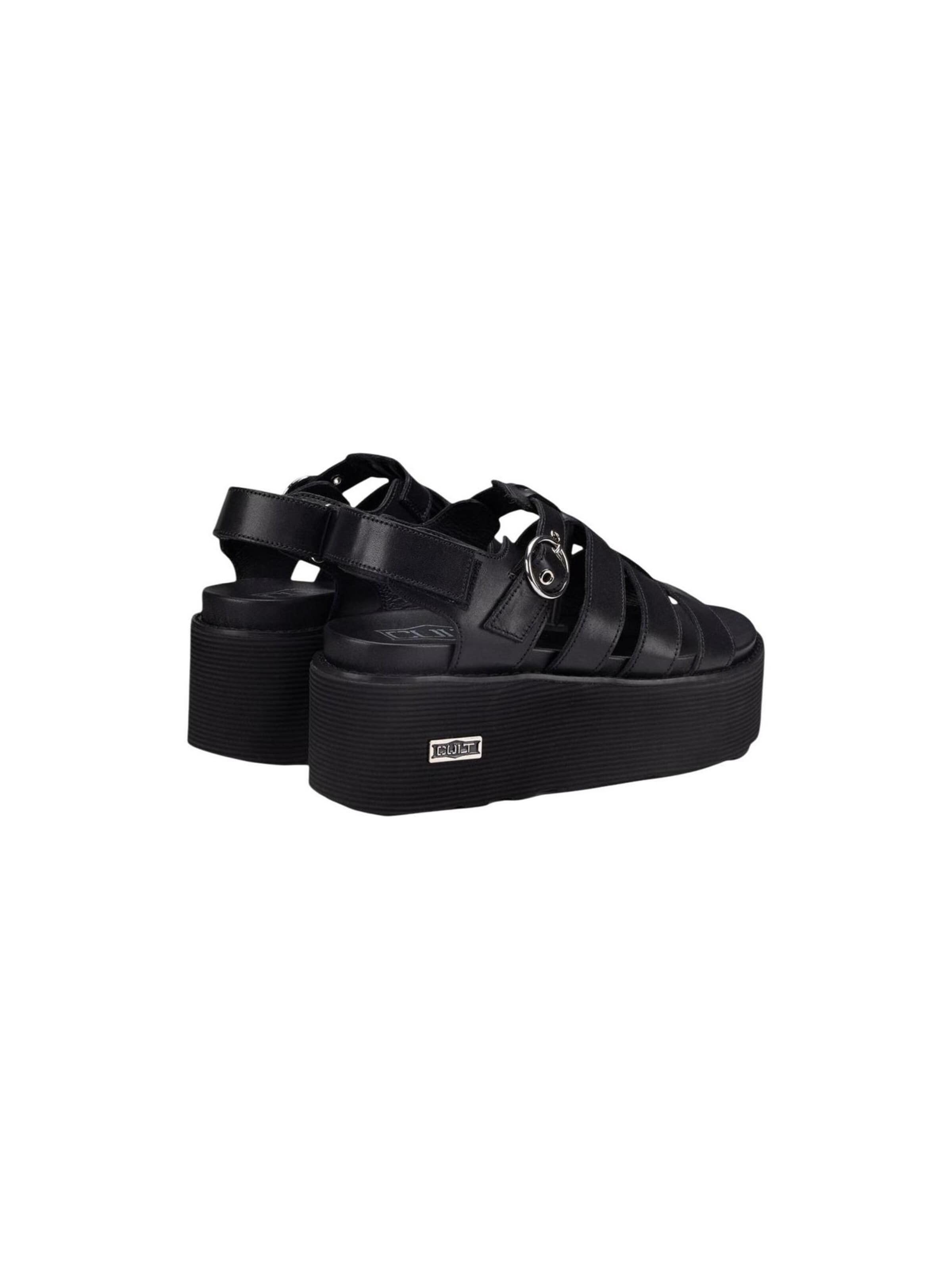 cult Sandal 'NANCY 4488 SANDAL W LEATHER BLACK CLW448800' in Black