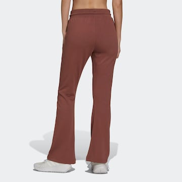 évasé Pantalon ADIDAS ORIGINALS en marron