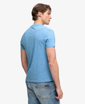 Superdry & Co Shirt 'Essential Serif' in Blue