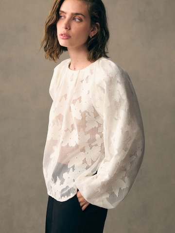 Next Bluse in Weiß: Vorderseite