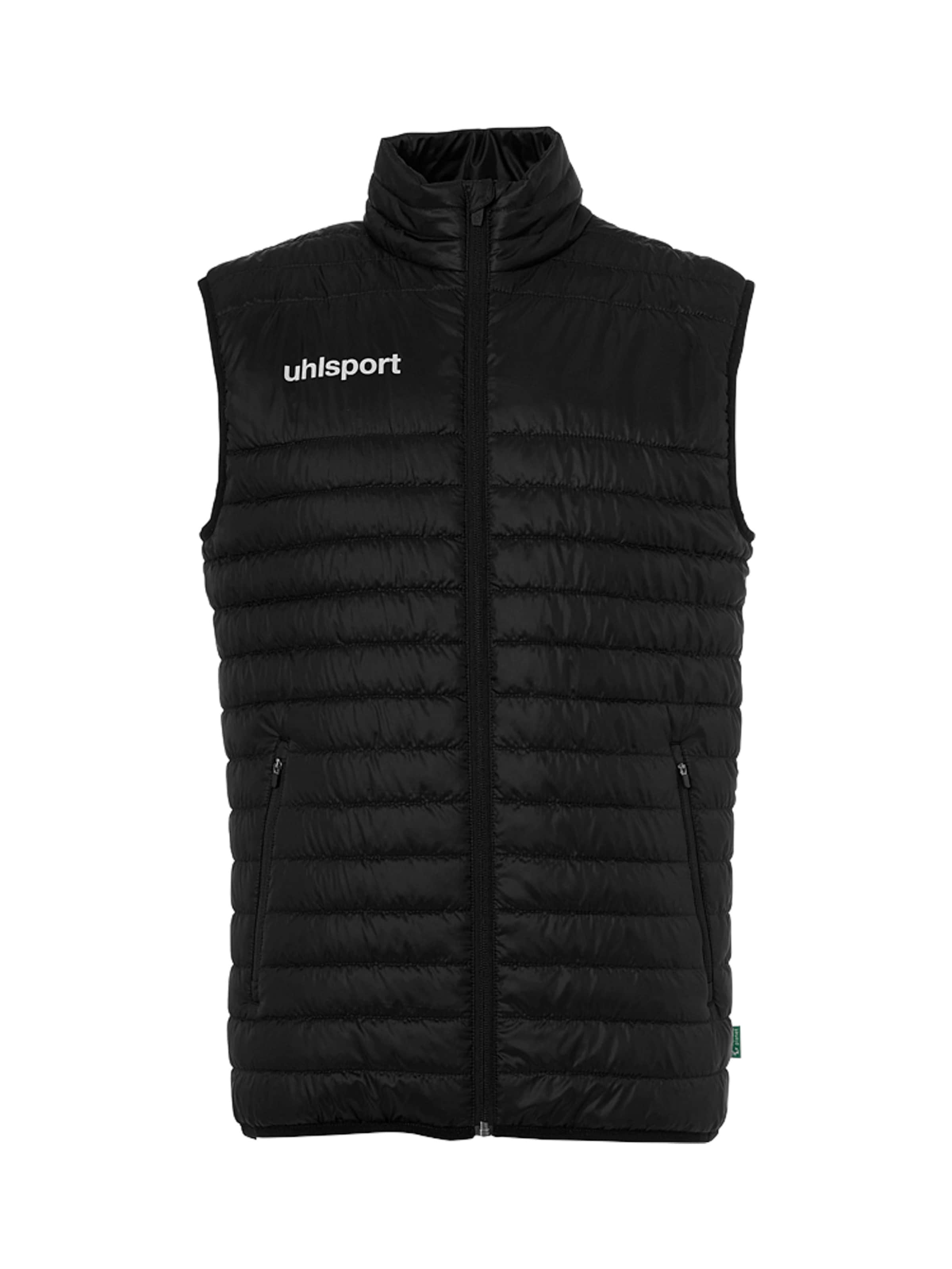 UHLSPORT Športová vesta 'Essential Ultra Lite' - Čierna: predná strana