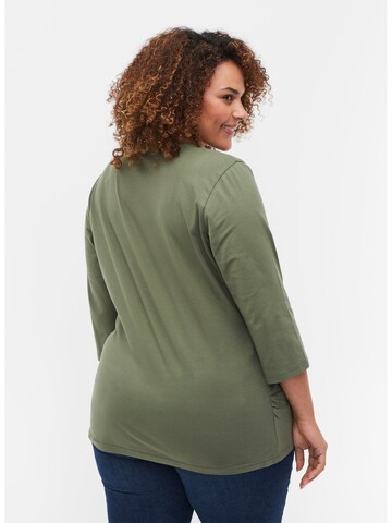 Zizzi Blouse 'Eagnes' in Green